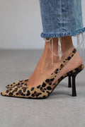 Angie | Leopard Slingback-Heels