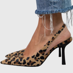 Angie | Leopard Slingback-Heels