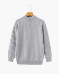 100% Cashmere Woven Half Zip
