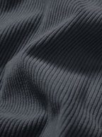 2 In 1 Crew Neck Stretch Corduroy Sweatshirt