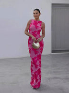 Elegantes Blumenkleid